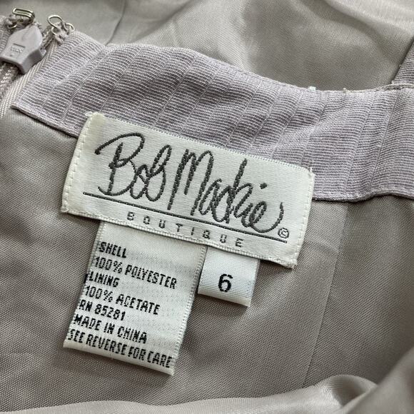 Vintage Bob Mackie Light Taupe Beaded Dress with Jacket - Picture 6 of 10